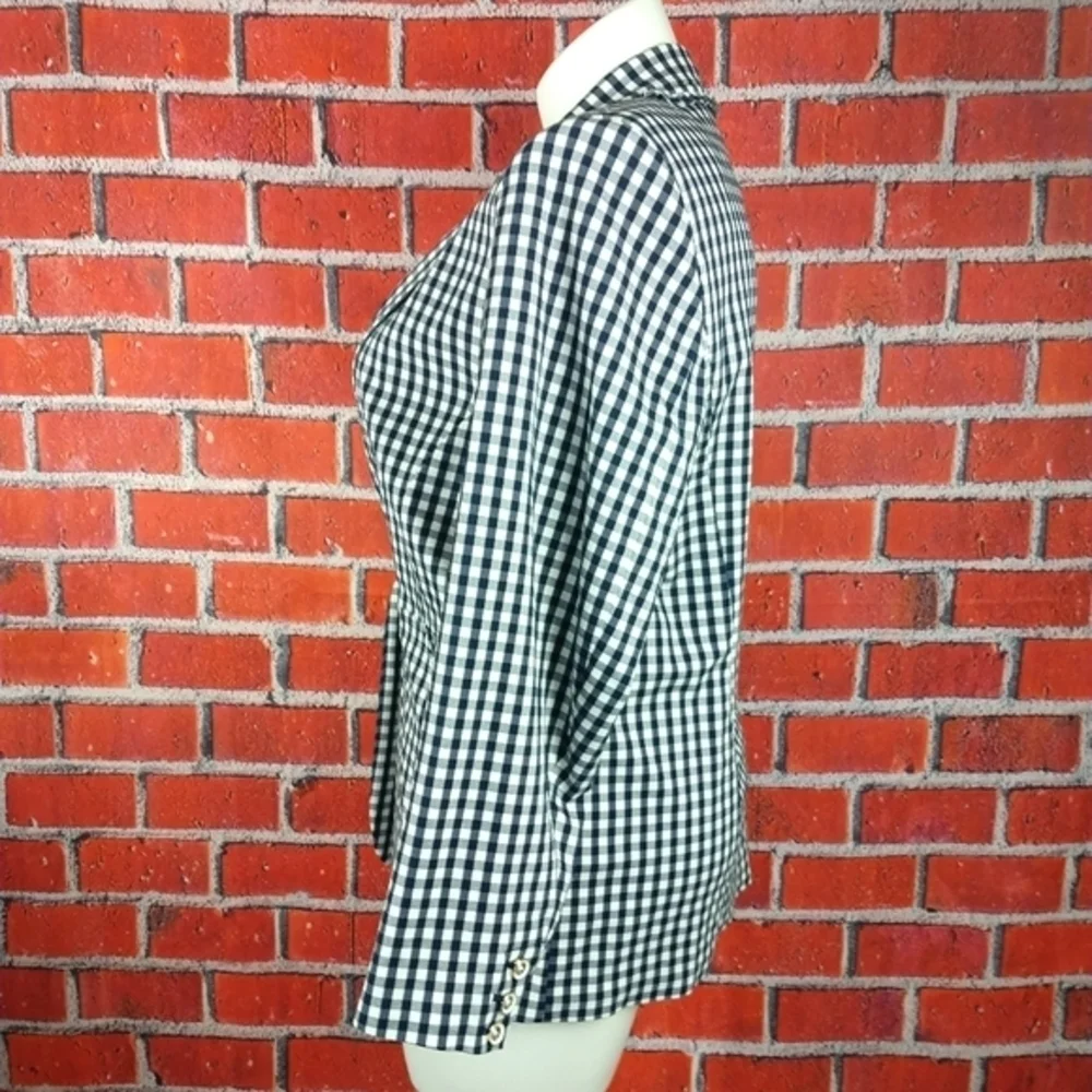 Rafaella Gingham Blazer - Picture 4 of 11